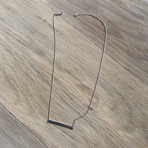 Silver Bar Necklace